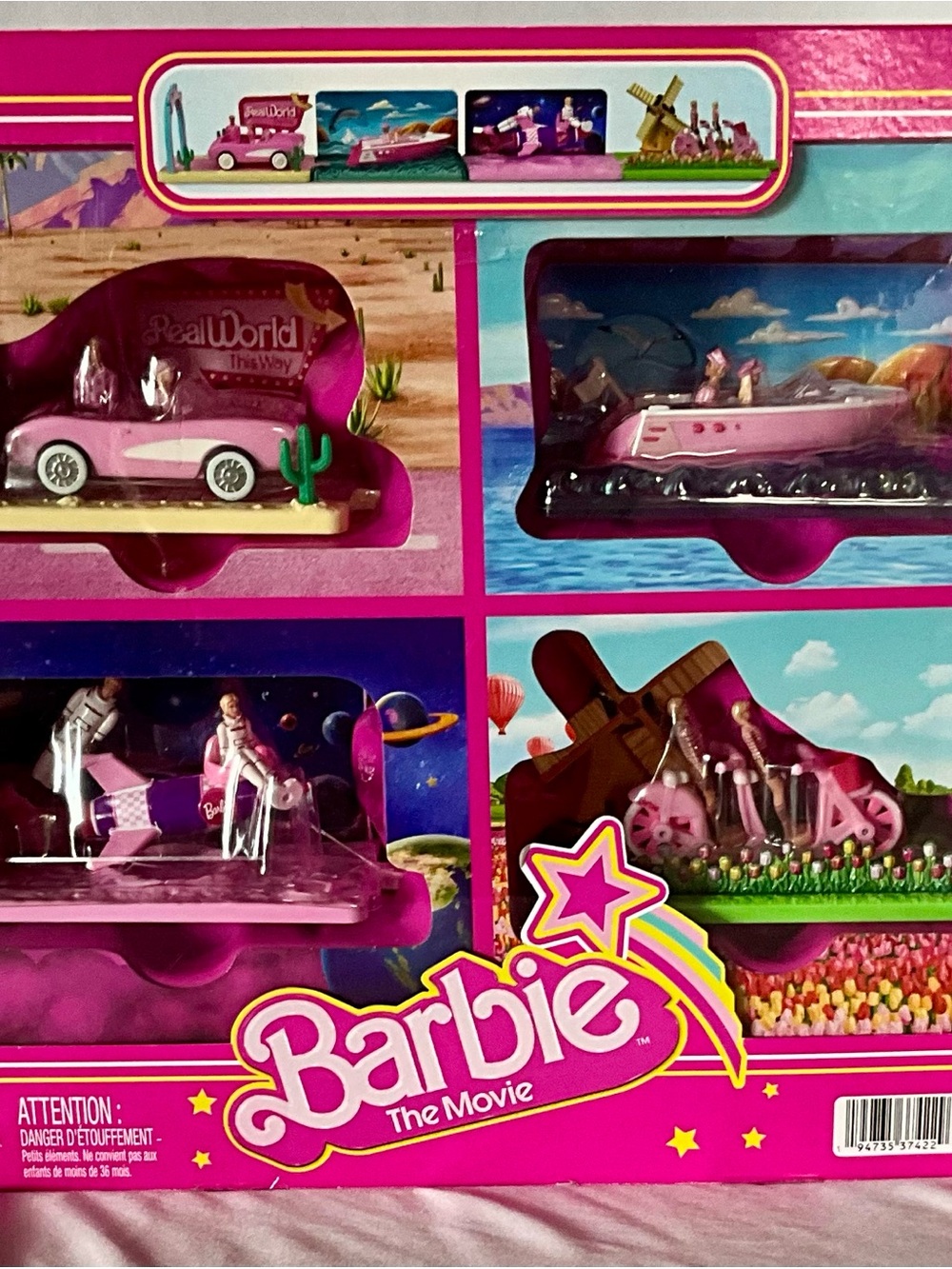Barbie Pink Playset Vehicle Collection - Bubblegum & Light Pink